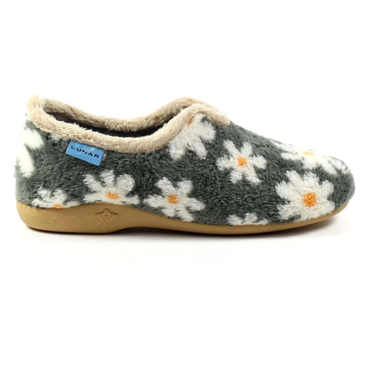 Lunar Daisy KLA021 Slipper - Grey