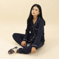 Lunar Truffle KLA230 Slipper - Navy