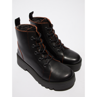 Fly London Metz - Black/Red Boots