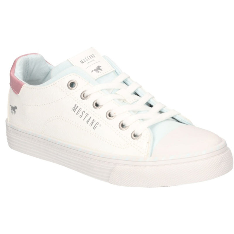 Mustang 1376-306 - White/Blue Casual
