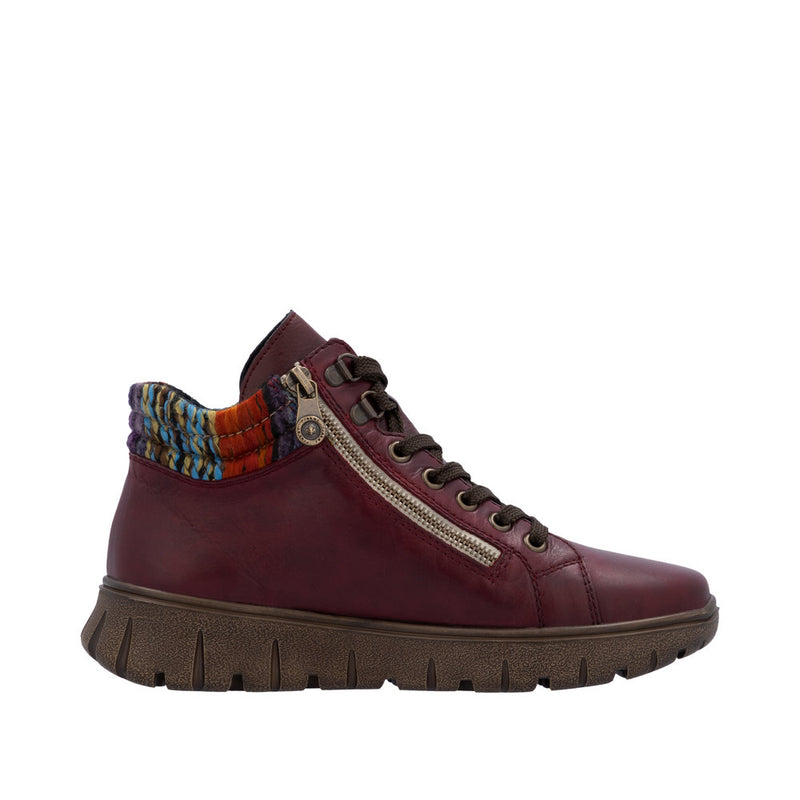 Rieker N1305-35 - Vino/Orange Multi Boots