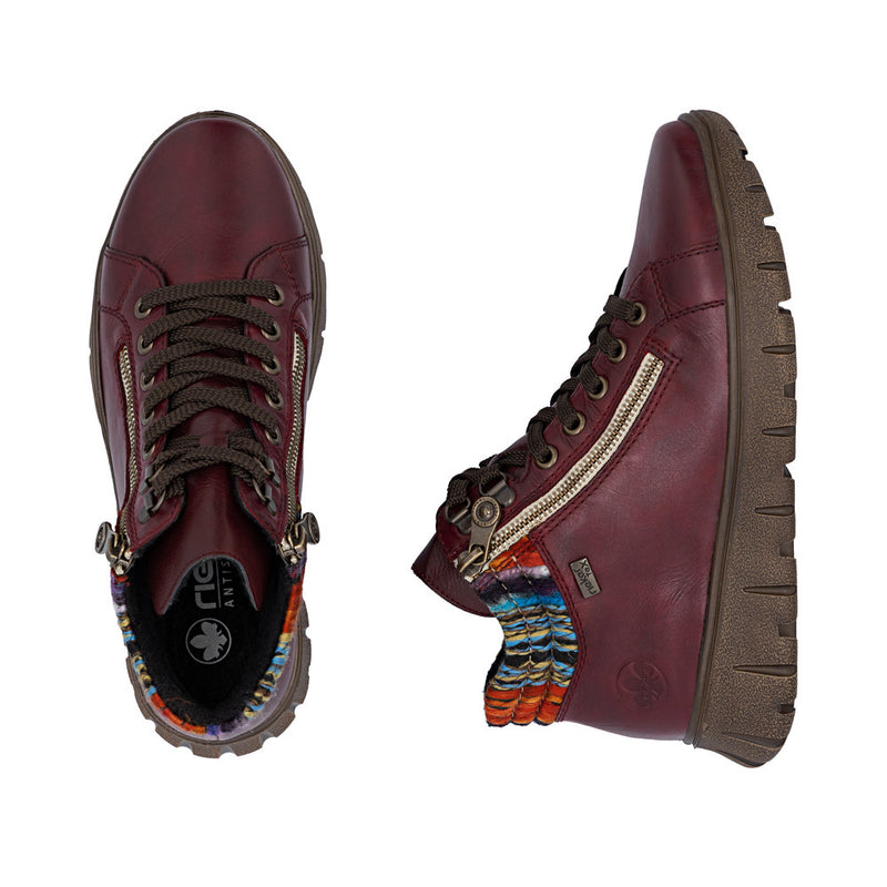 Rieker N1305-35 - Vino/Orange Multi Boots