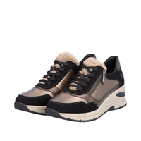 Rieker N9301 - Schwarz/Bronze/Fango Casual