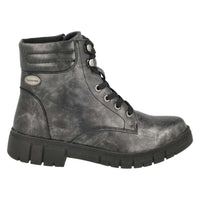 DB Pershore - Silver Gun Metal Boots