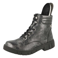 DB Pershore - Silver Gun Metal Boots