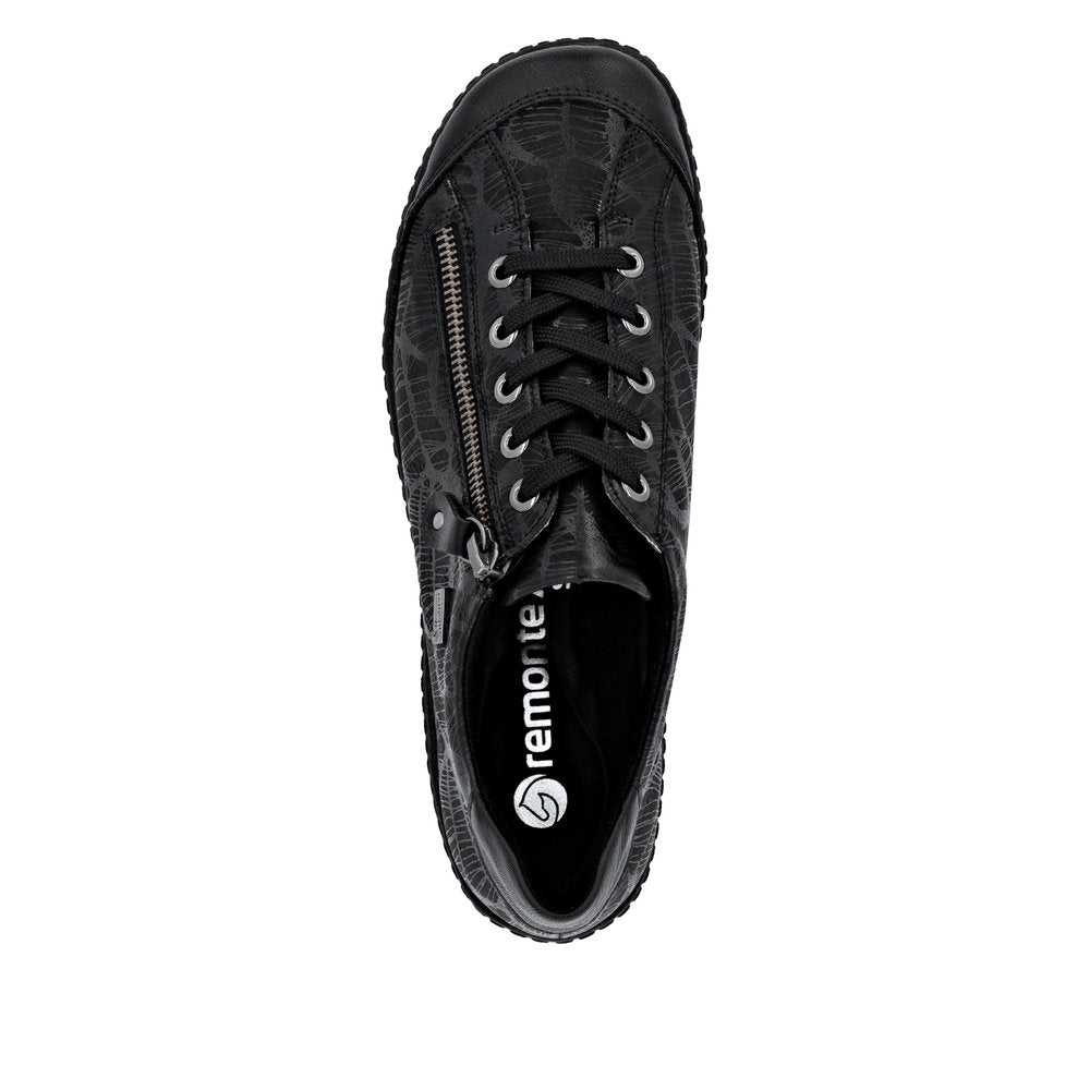 Remonte R1402-00 - Black/Black Patent Casual