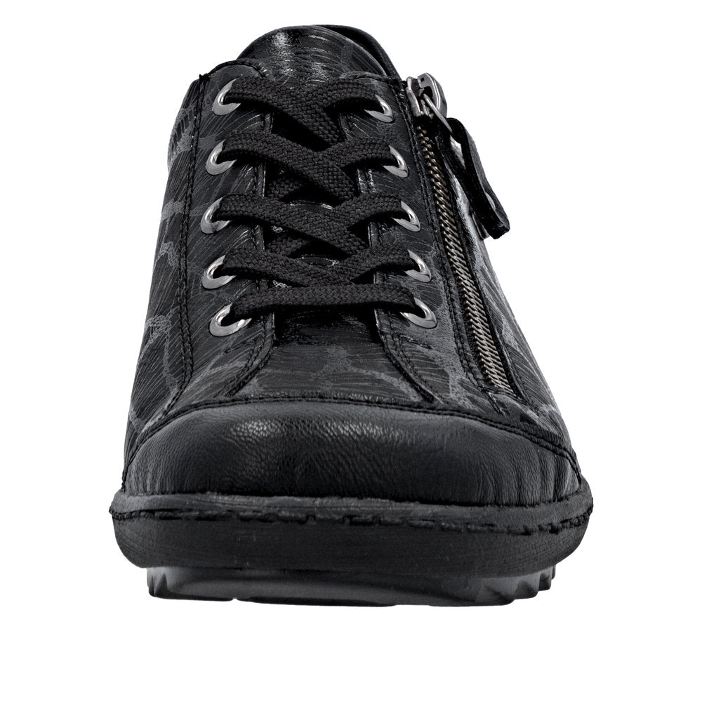 Remonte R1402-00 - Black/Black Patent Casual