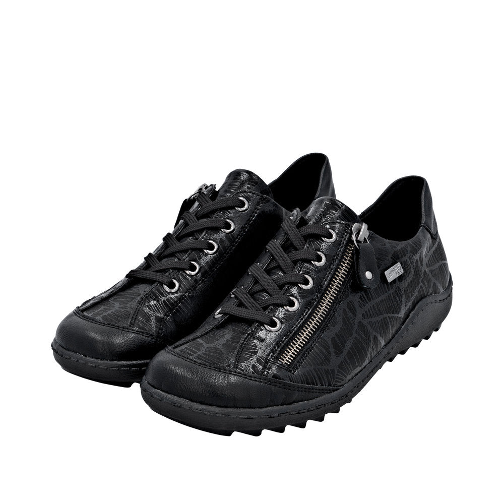 Remonte R1402-00 - Black/Black Patent Casual