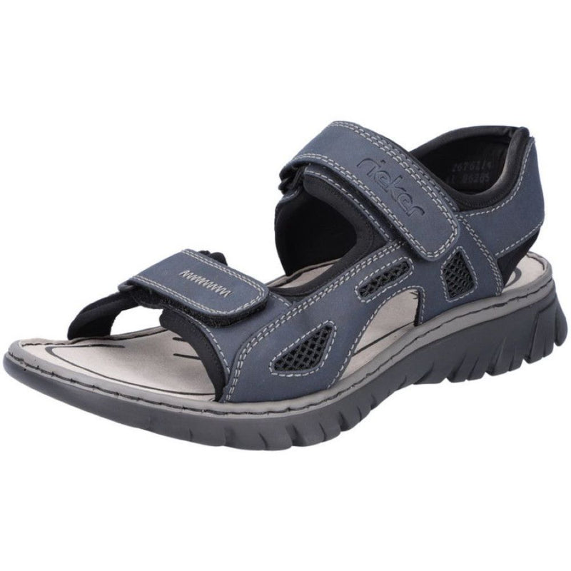 Rieker 26761 - Denim/Schwarz Sandals