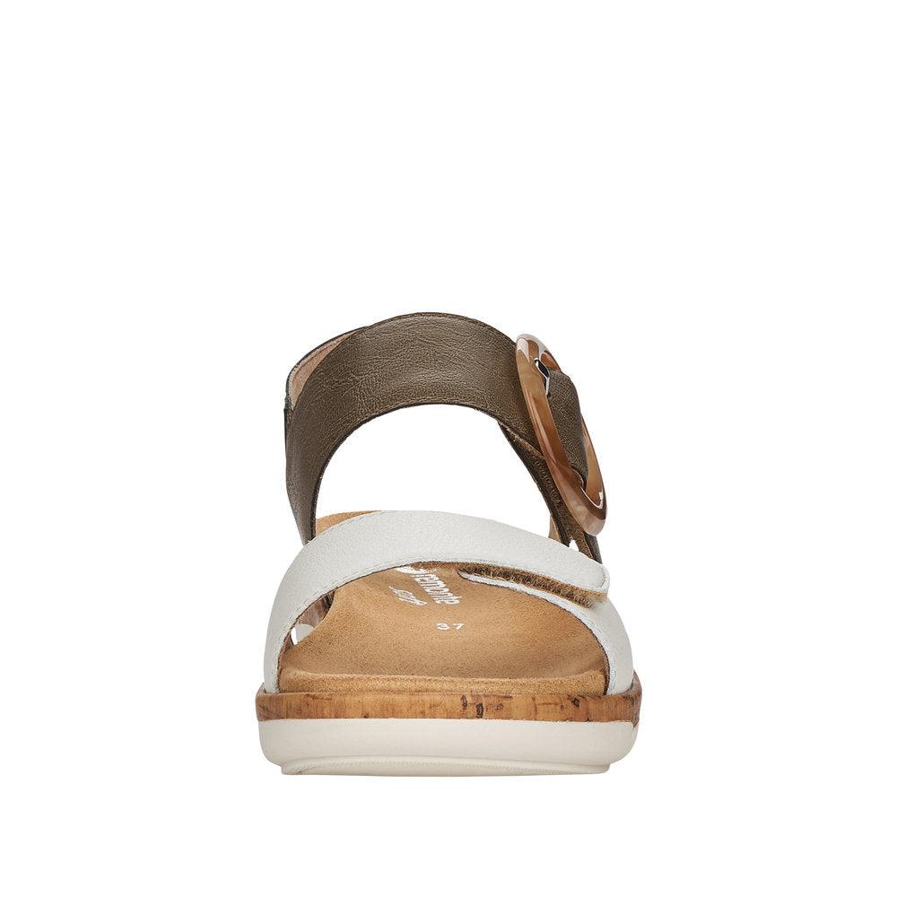 Remonte R6853 - Offwhite/Forest Sandals