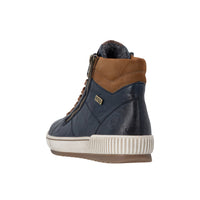 Remonte D0772 Boot - Blue/Fawn