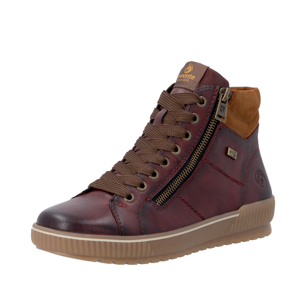 Remonte D0772 Boot - Wine/Fawn