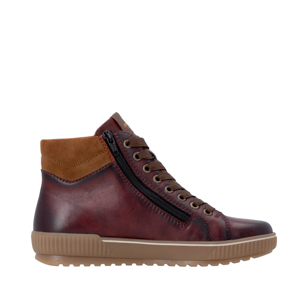 Remonte D0772 Boot - Wine/Fawn