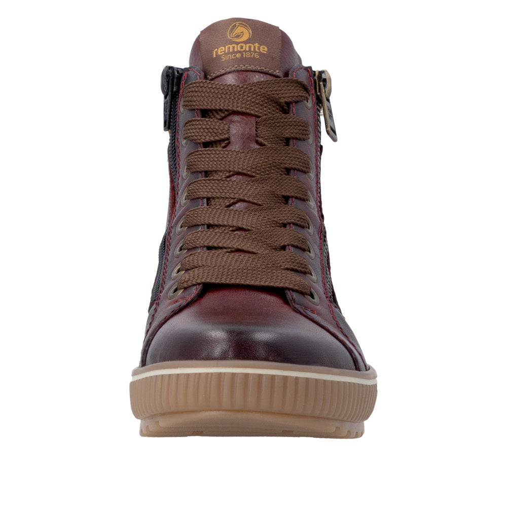 Remonte D0772 Boot - Wine/Fawn