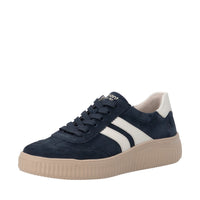 Remonte D3E00 Casual Shoe - Blue/Cotton