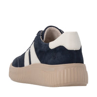 Remonte D3E00 Casual Shoe - Blue/Cotton