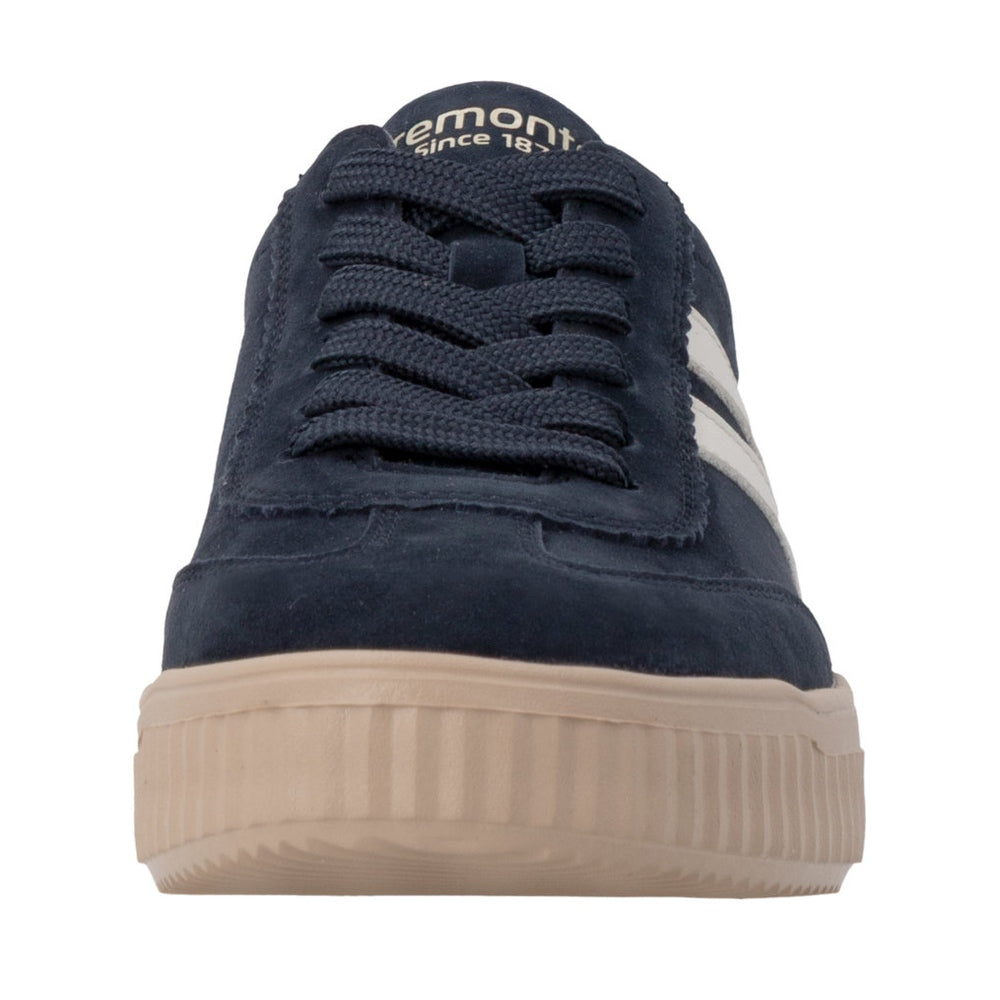 Remonte D3E00 Casual Shoe - Blue/Cotton