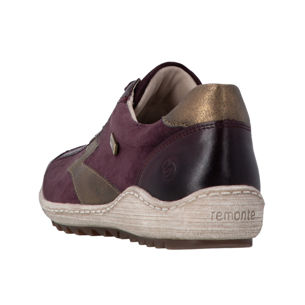 Remonte R1443 Casual Shoe - Berry/Purple