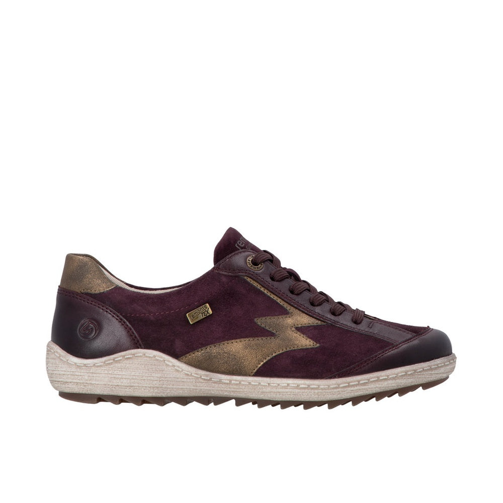 Remonte R1443 Casual Shoe - Berry/Purple