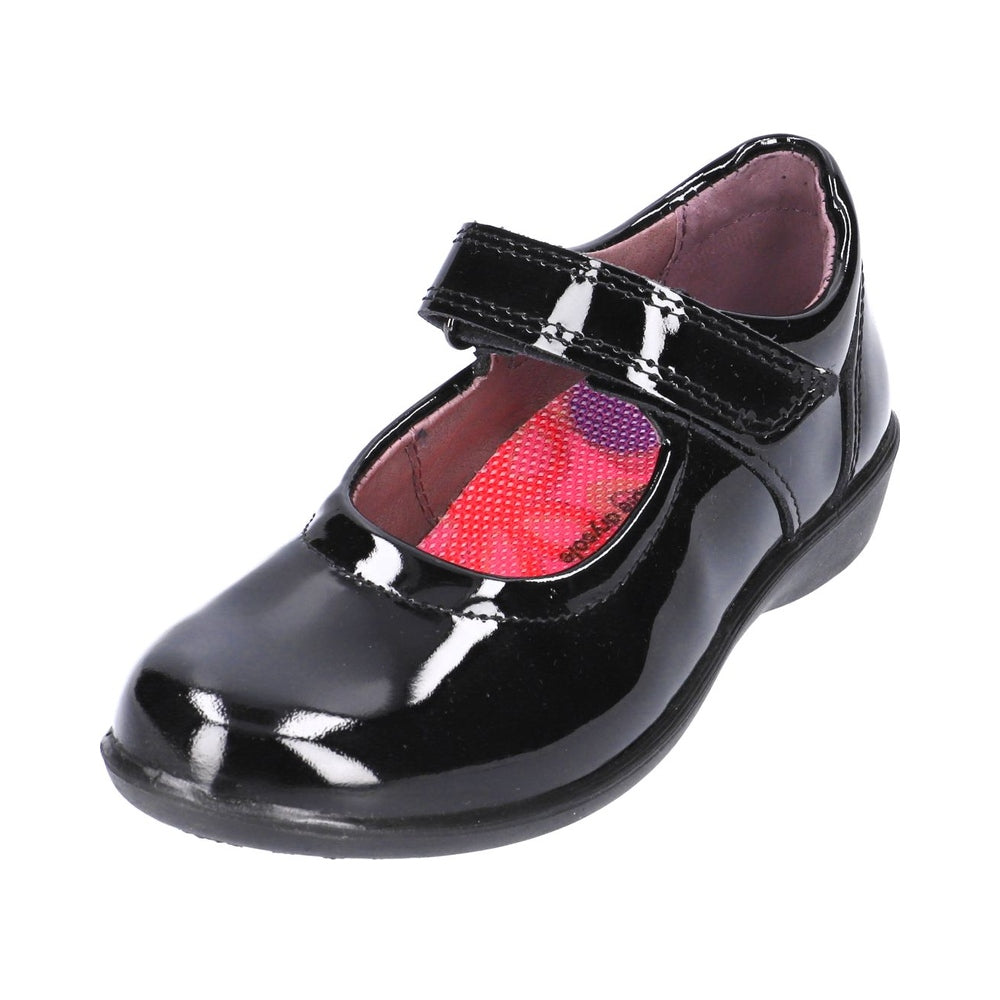 Ricosta Beth School Shoe - Black Patent