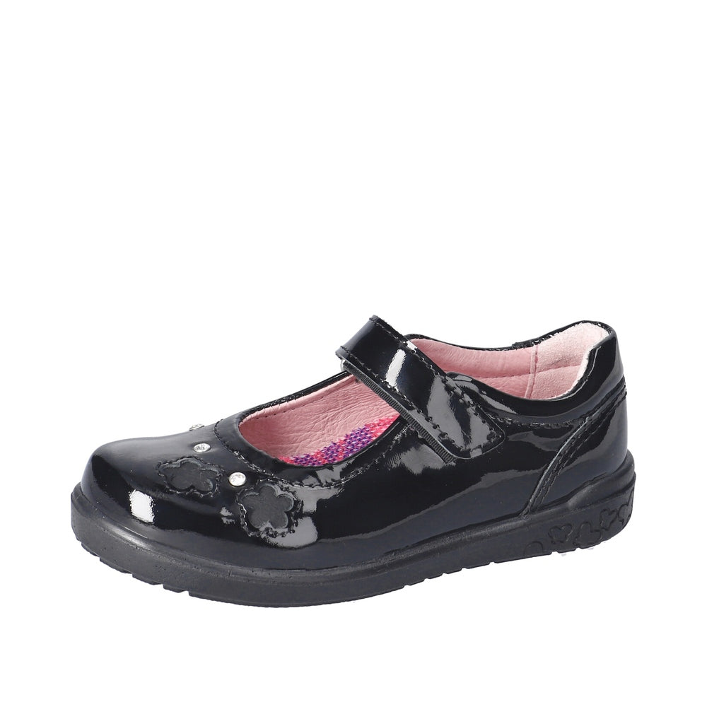 Ricosta Leya School Shoe - Black Patent