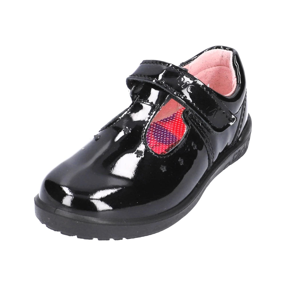 Ricosta Scarlett 8600202 School Shoe - Black Patent