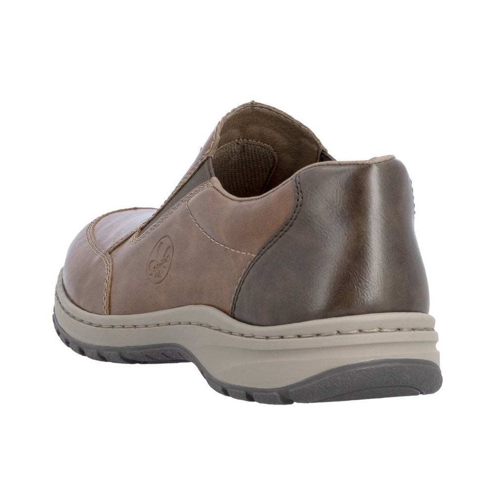 Rieker 03354 Casual Shoe - Peanut/Toffee Brown
