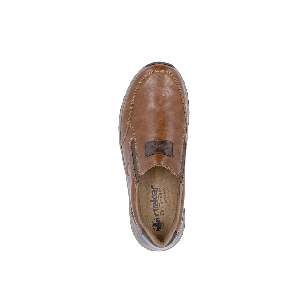 Rieker 03354 Casual Shoe - Peanut/Toffee Brown