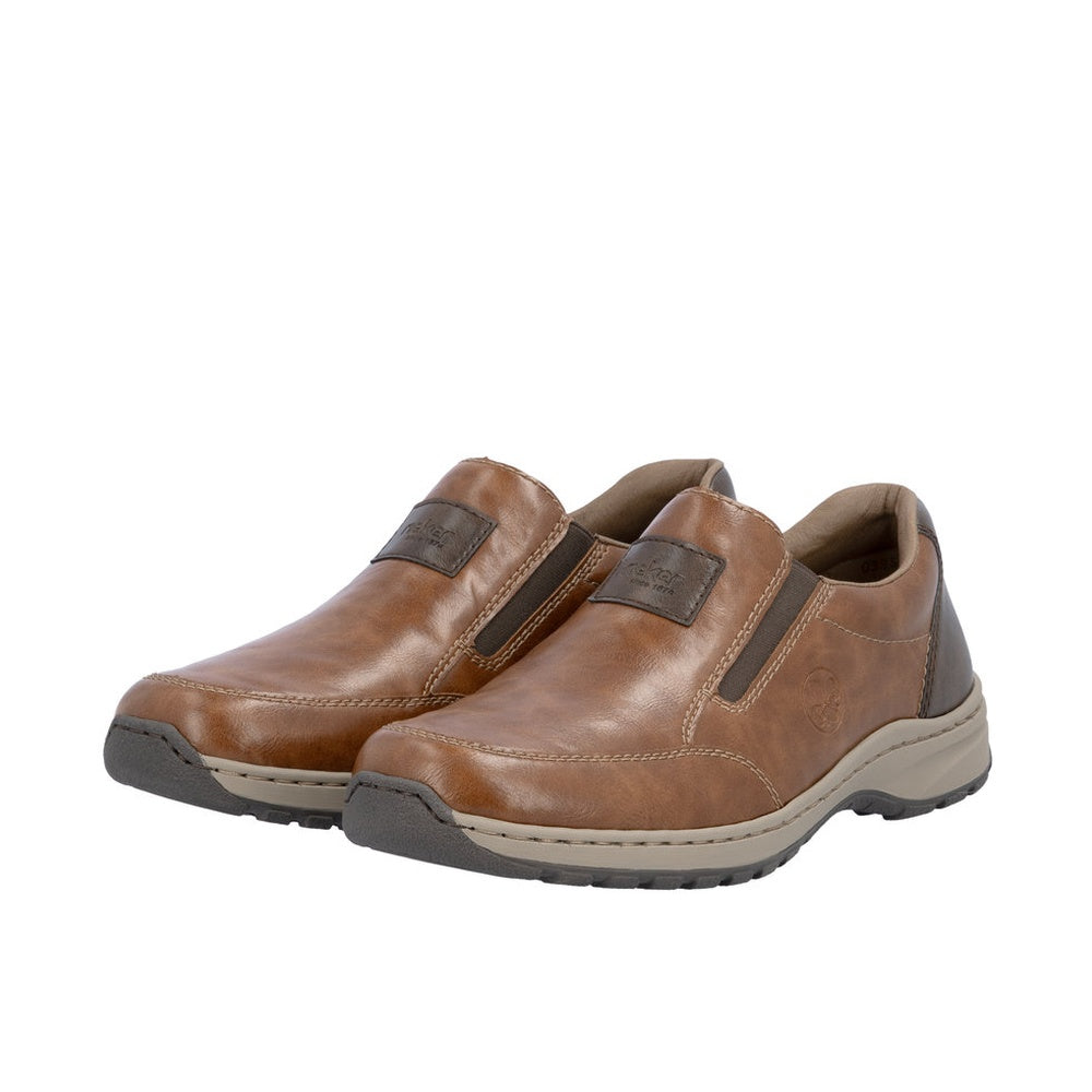 Rieker 03354 Casual Shoe - Peanut/Toffee Brown