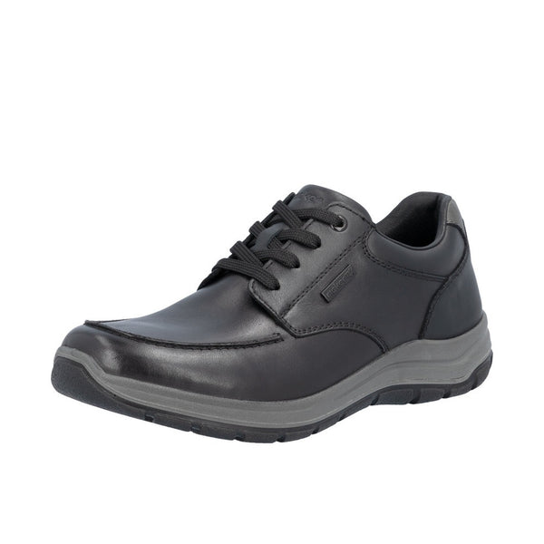 Rieker 03607 Casual Shoe - Black/Smoke