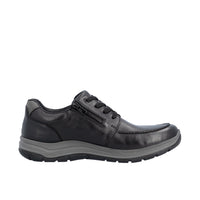 Rieker 03607 Casual Shoe - Black/Smoke