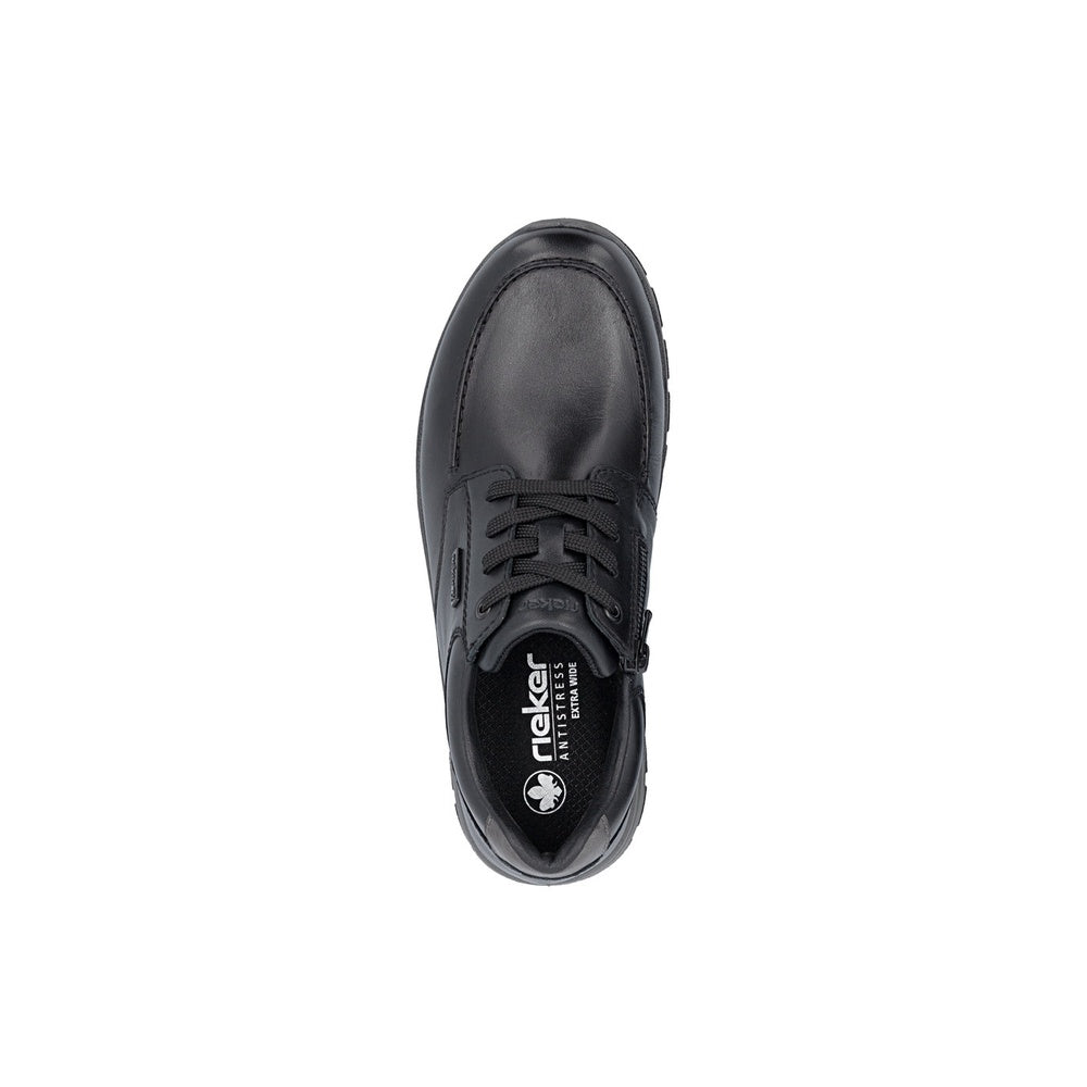 Rieker 03607 Casual Shoe - Black/Smoke