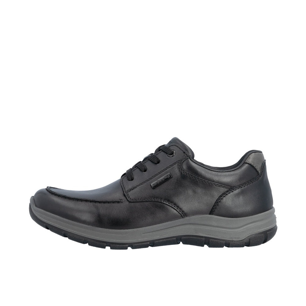 Rieker 03607 Casual Shoe - Black/Smoke