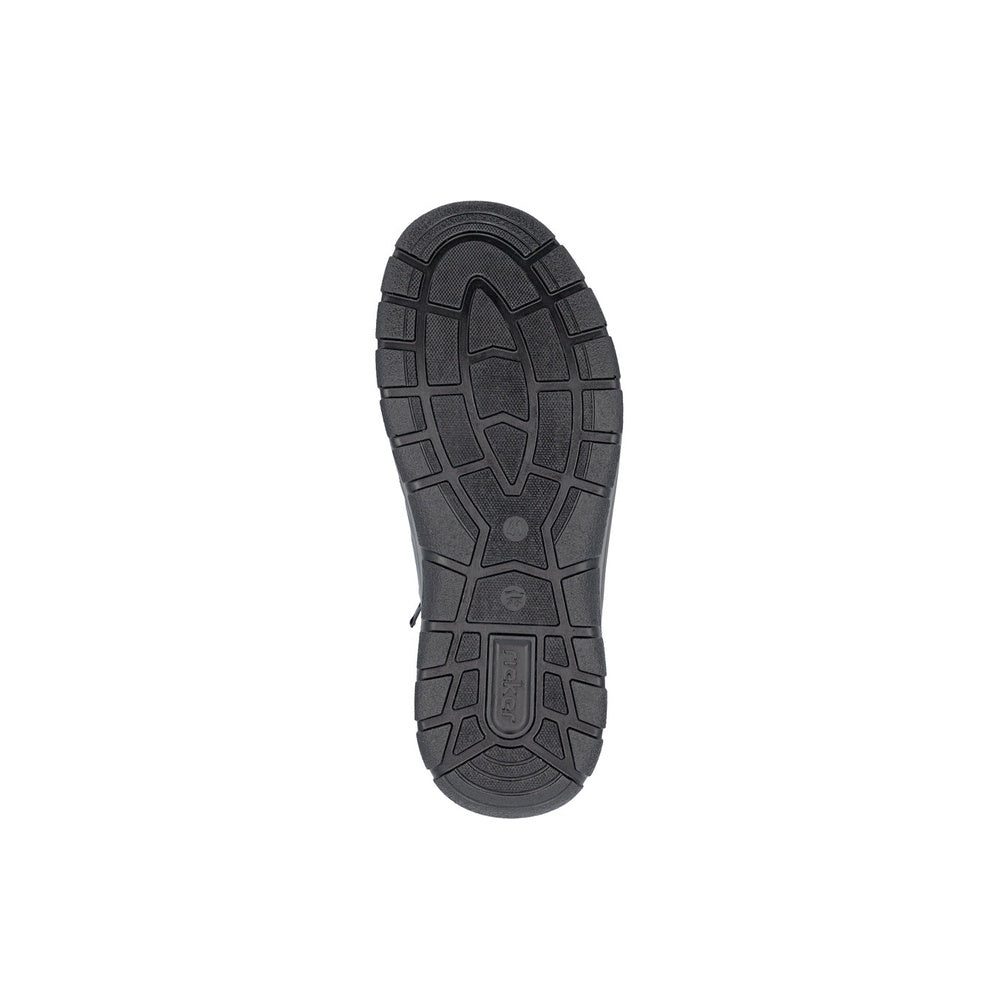 Rieker 03607 Casual Shoe - Black/Smoke