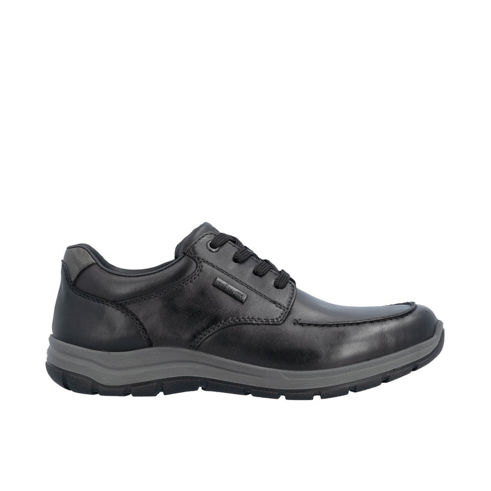 Rieker 03607 Casual Shoe - Black/Smoke