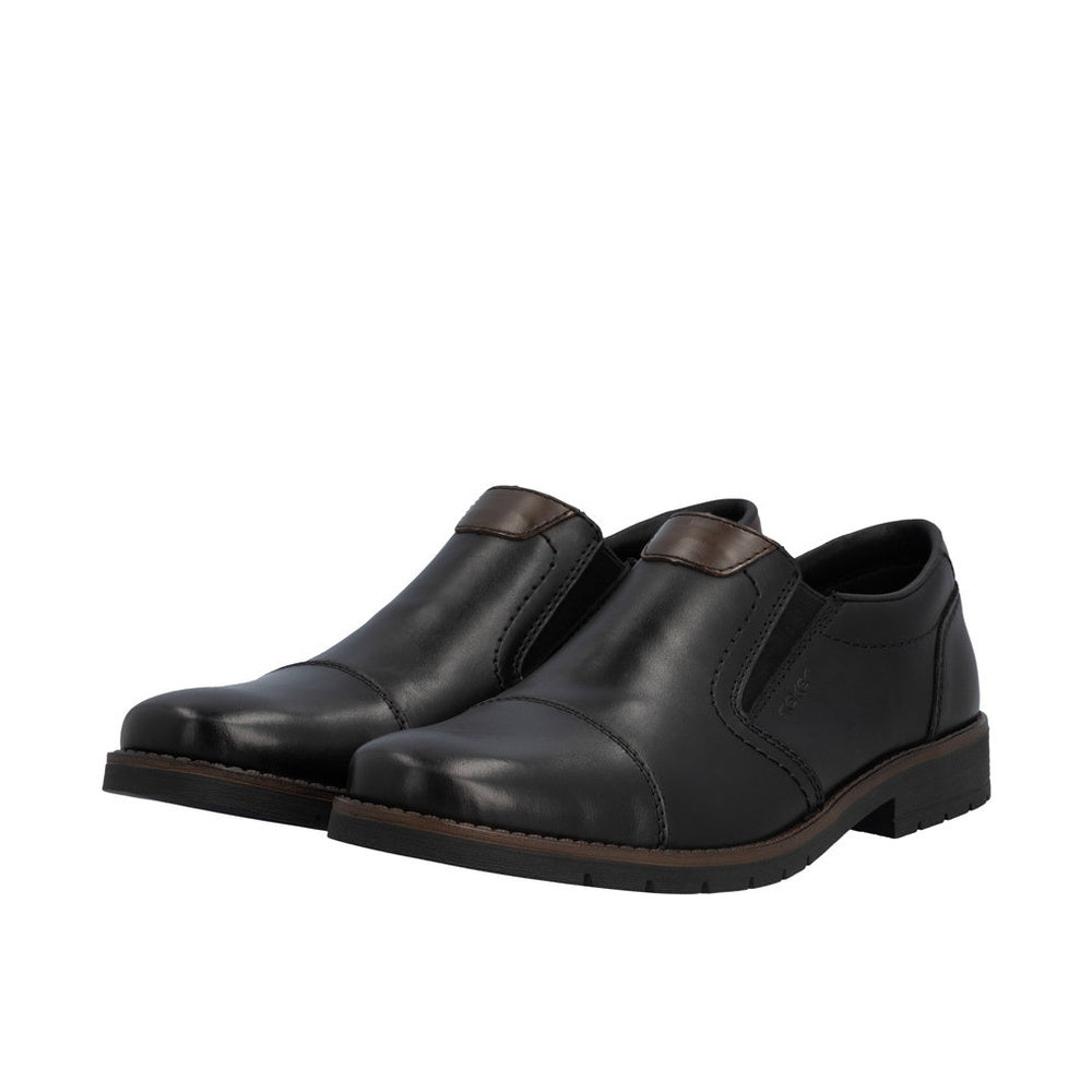 Rieker 13950 Smart Shoe - Black/Conker