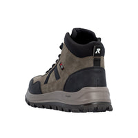 Rieker B8120 Boot - Black/Coffee Brown