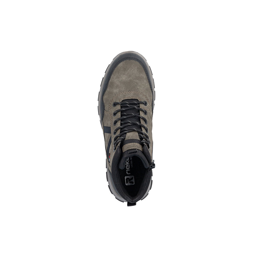 Rieker B8120 Boot - Black/Coffee Brown
