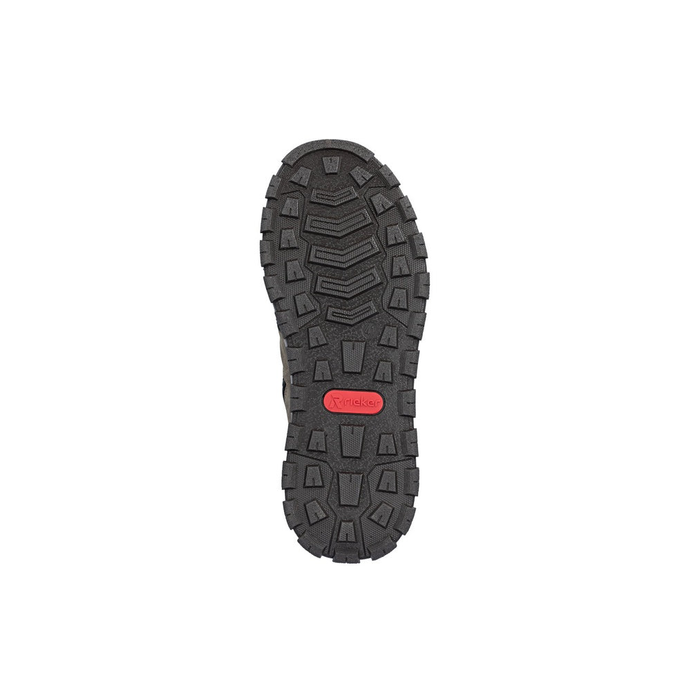 Rieker B8120 Boot - Black/Coffee Brown