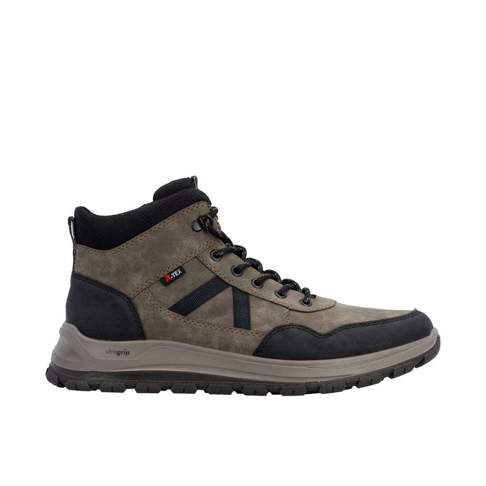 Rieker B8120 Boot - Black/Coffee Brown