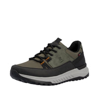 Rieker U0105 Casual Shoe - Black/Green