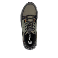 Rieker U0105 Casual Shoe - Black/Green