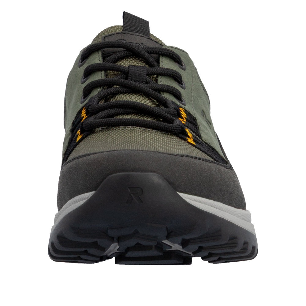 Rieker U0105 Casual Shoe - Black/Green