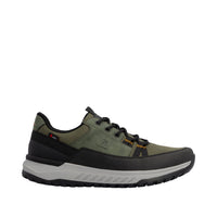 Rieker U0105 Casual Shoe - Black/Green