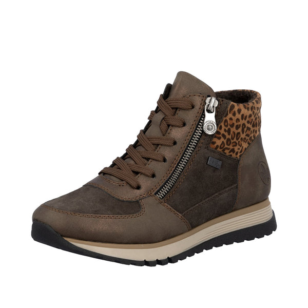Rieker 49040 Boot - Brown/Havana