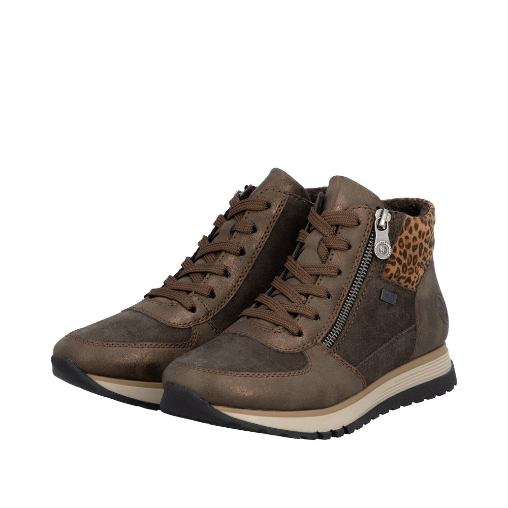 Rieker 49040 Boot - Brown/Havana