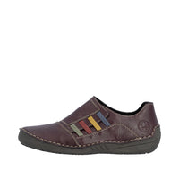 Rieker 52560 Casual Shoe - Berry