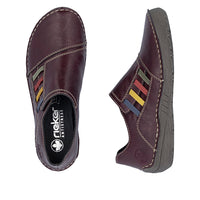 Rieker 52560 Casual Shoe - Berry