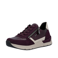 Rieker 58902 Casual Shoe - Berry/Wine