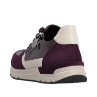 Rieker 58902 Casual Shoe - Berry/Wine